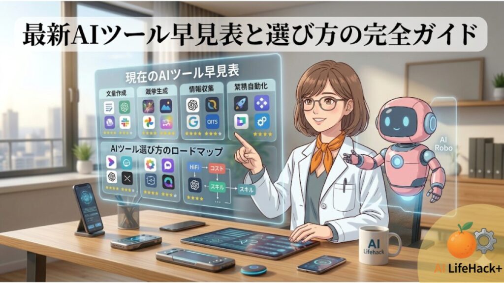 2026年最新のAIツール早見表と選び方の完全ガイド