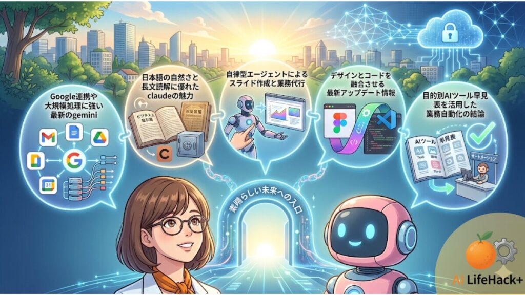 実務で役立つAIツール早見表による最適な活用フロー