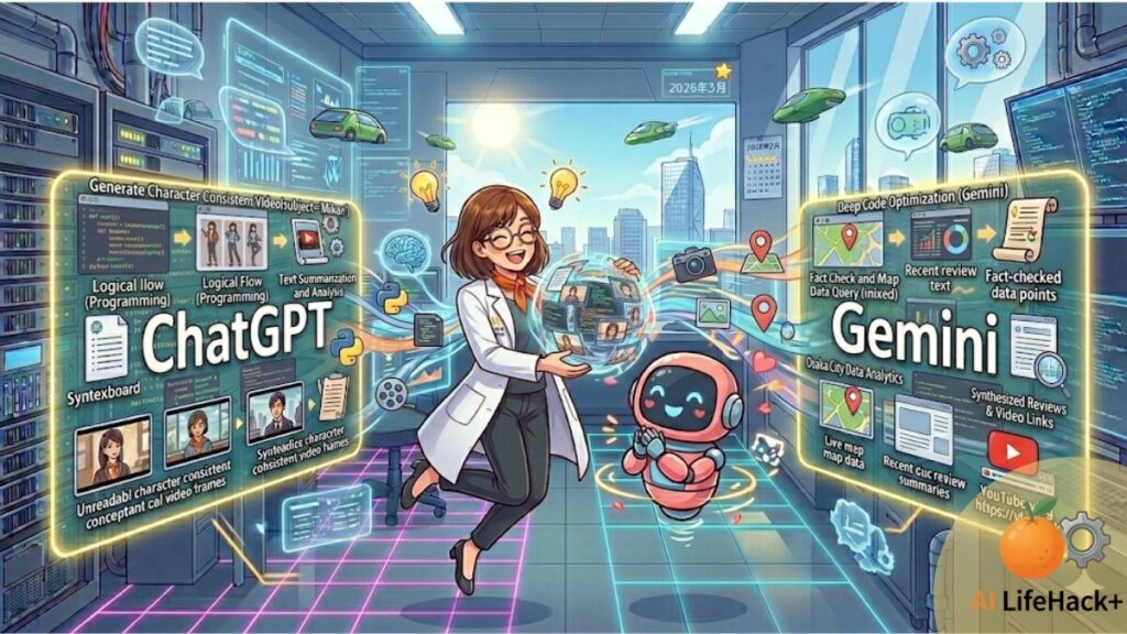 ChatGPTとGeminiの比較まとめ